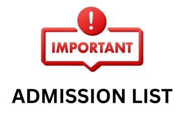 IMSU Admission List 2024-2025