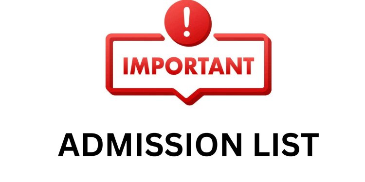 IMSU Admission List 2024-2025