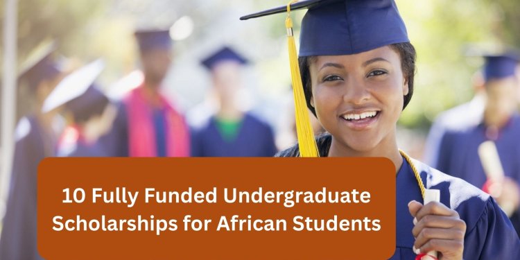 10 Fully Funded Undergraduate Scholarships for African Students