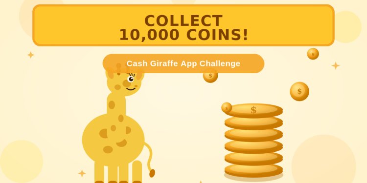 Collect 10K Coins in the Cash Giraffe App!